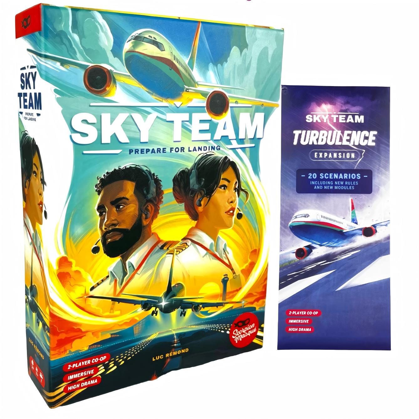 Board Game Unmatched - 보드 게임: SKY TEAM 베이스 게임,
