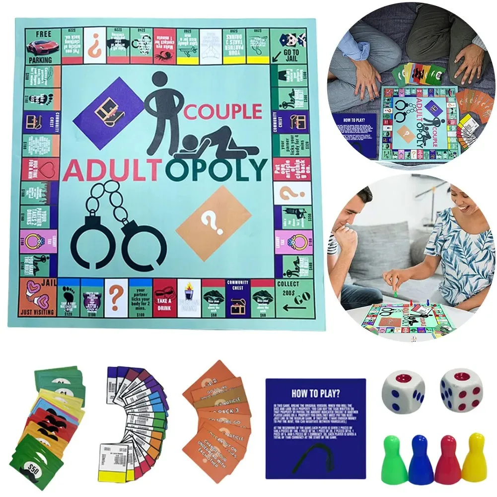 Board Game Unmatched - 어덜트폴리 보드게임 커플 성인용 오폴리 보드게임