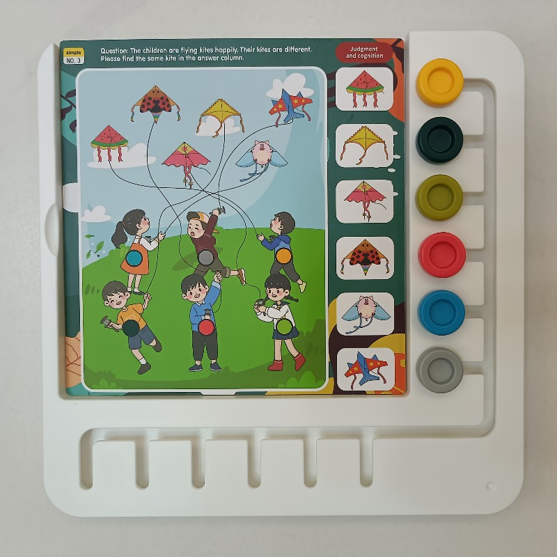 Board Game Question - 어린이 논리 사고 게임 보드 60문제/자기