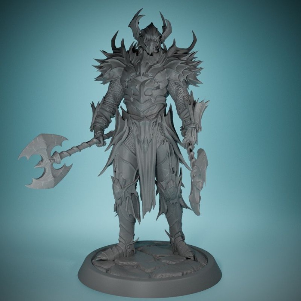 Board Game War - 날개 없음 악마 기사 3D 인쇄
