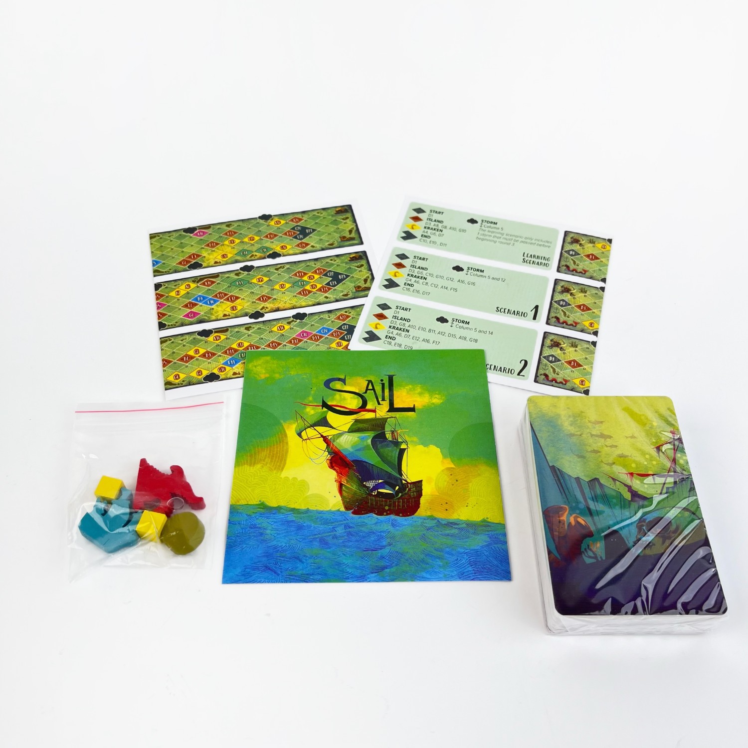 SAIL: 2인용 20분 종이 기반 해양 전략 커플 보 - Board Game Unmatched 리뷰 및 가격