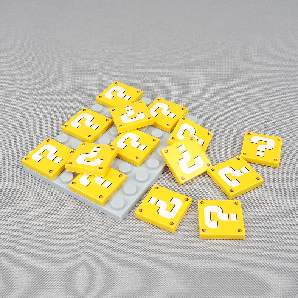MOC 10PCS 물음표 3068 2X2 패턴 빌딩 블 - Board Game Question 리뷰 및 가격
