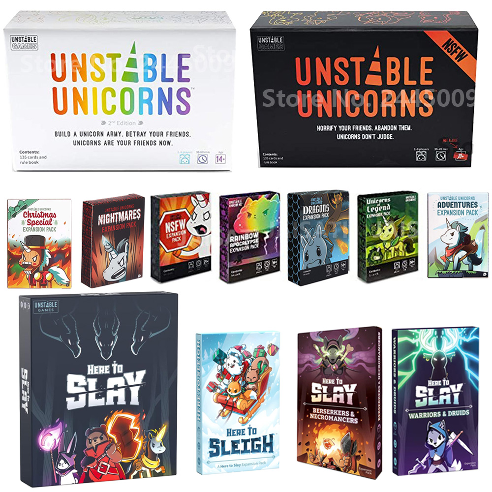 유니콘 카드 게임 크리스마스 특별 악몽 확장 폭발, 오 - Board Game Zombie 리뷰 및 가격