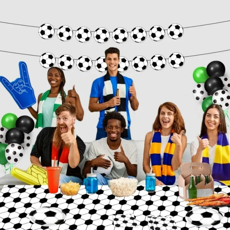 1pc 축구 테마 식탁보 축구 경기 스포츠 파티 생일  - Board Game Football 리뷰 및 가격