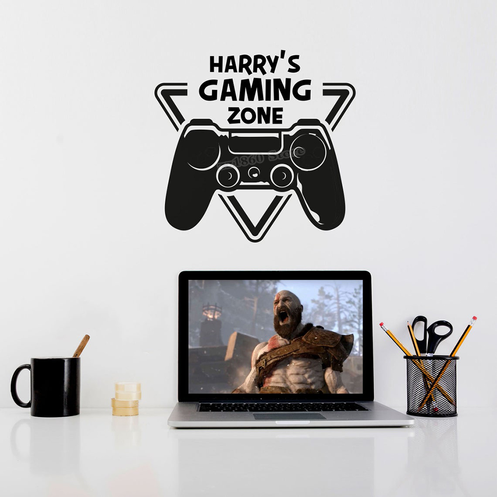 사용자 정의 이름 게임 존 벽 데칼 게이머 이름 사용자 - Board Game Video Games 리뷰 및 가격