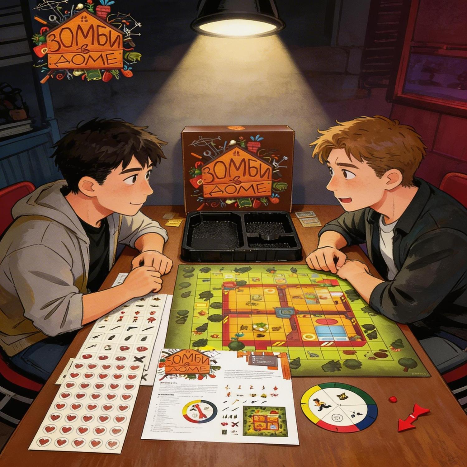 러시아어 버전 좀비 서바이벌 테마 보드 게임 반협동형  - Board Game Zombie 리뷰 및 가격